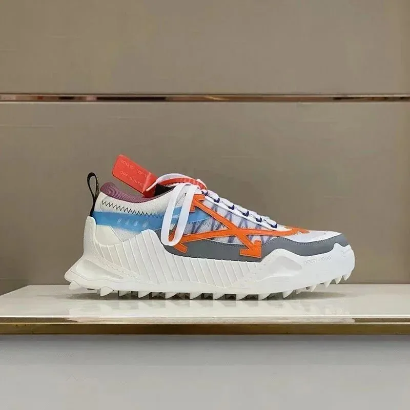 Off-White Odsy-1000 Color-Block Platform Low-Top Dad Shoes — Photo 12