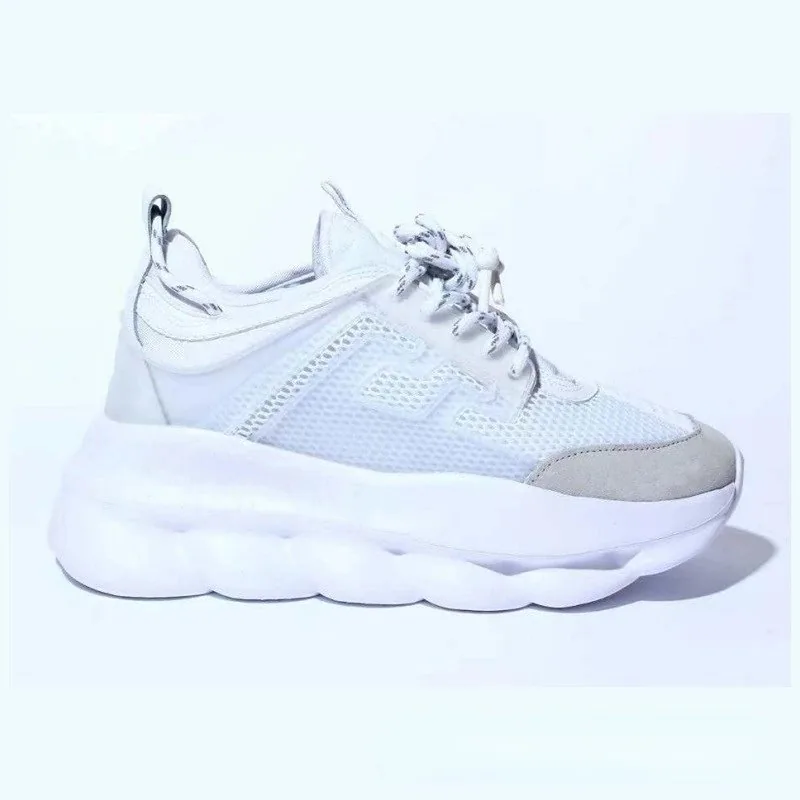 Versace Chain Reaction White Simple Trainers — photo 9