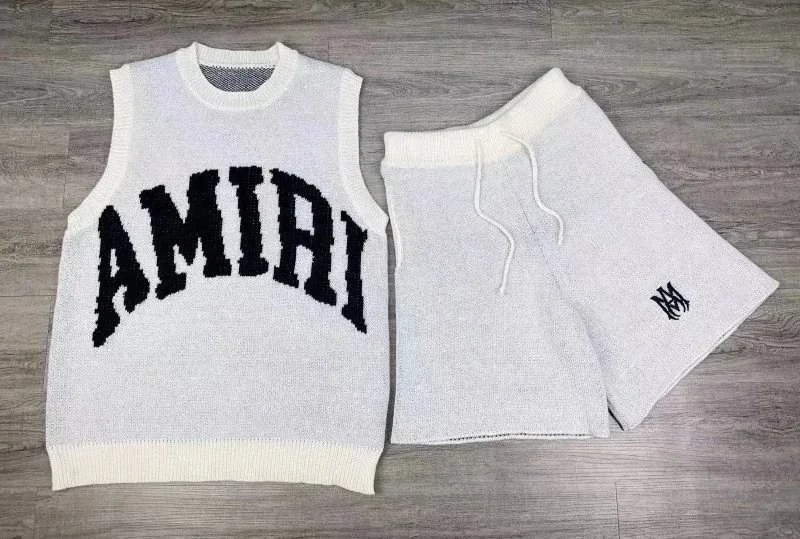 Letter Jacquard Distressed Crewneck Sweater — Photo 15