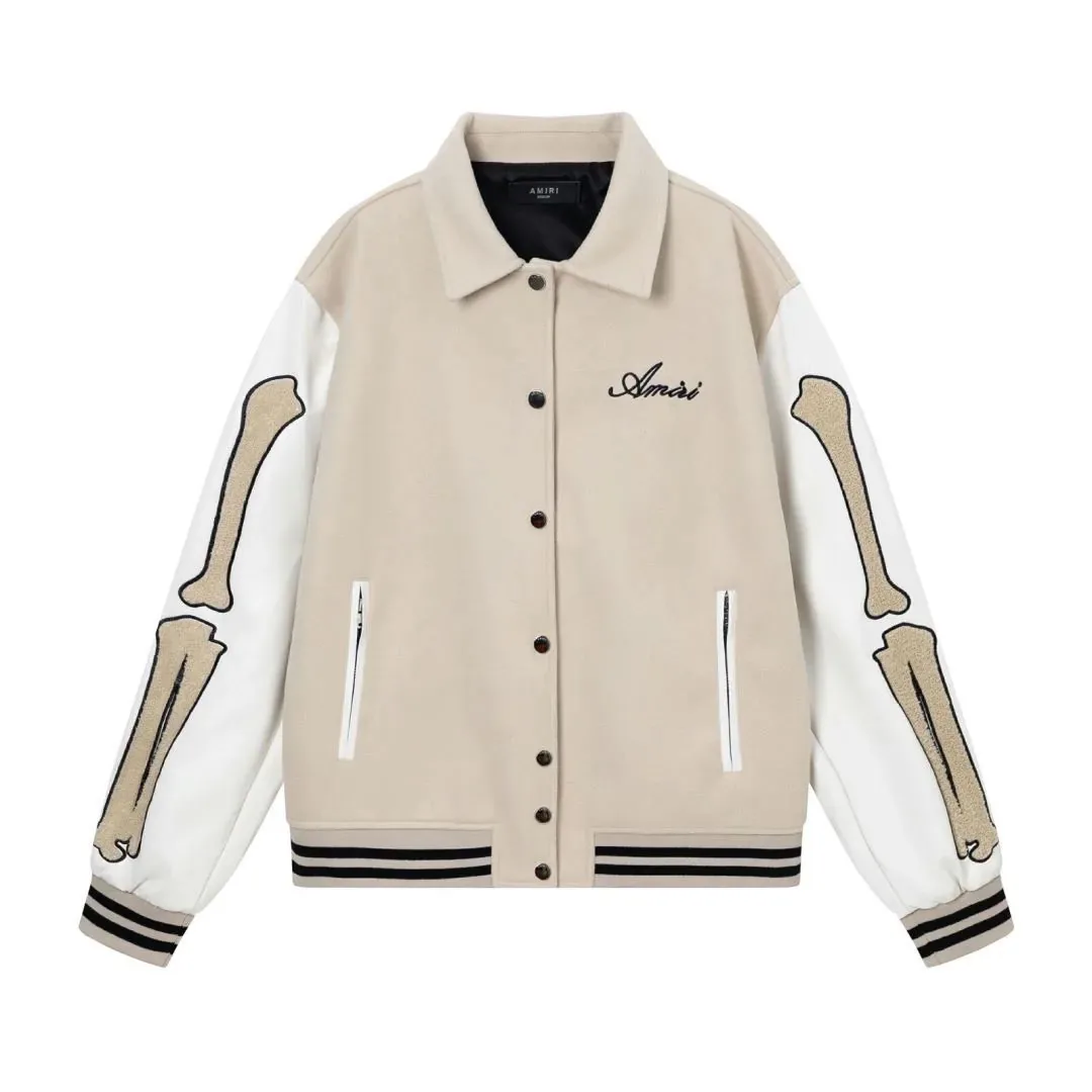 Amiri Embroidered Baseball Jacket — Photo 13