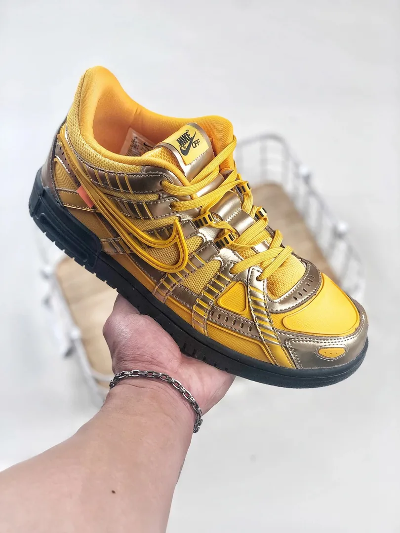 Nike Rubber Dunk (Off-White) Beige Sole Low-Top Sneakers — photo 3