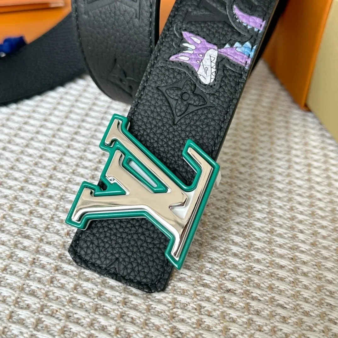 Mens Reversible Leather Belt — QC