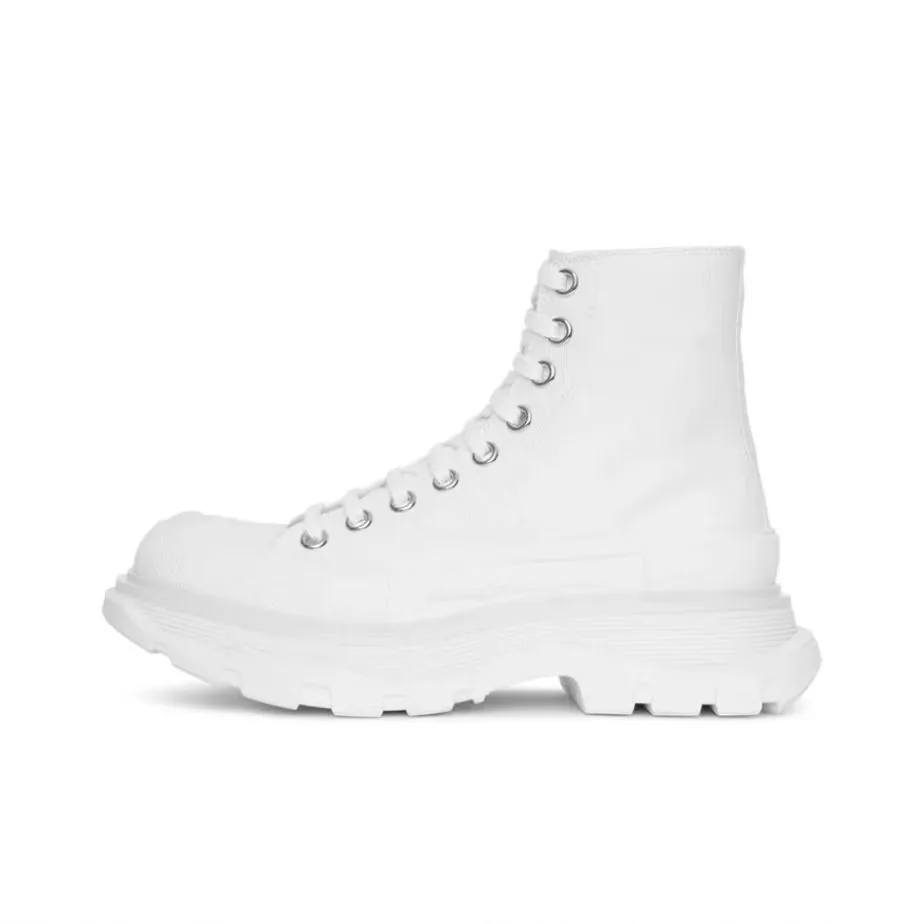 Alexander McQueen Tread Slick Platform Canvas Sneaker Collection — QC