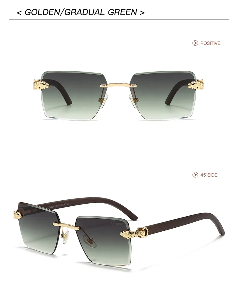 Cartier Panthere Rimless Sunglasses — photo 5