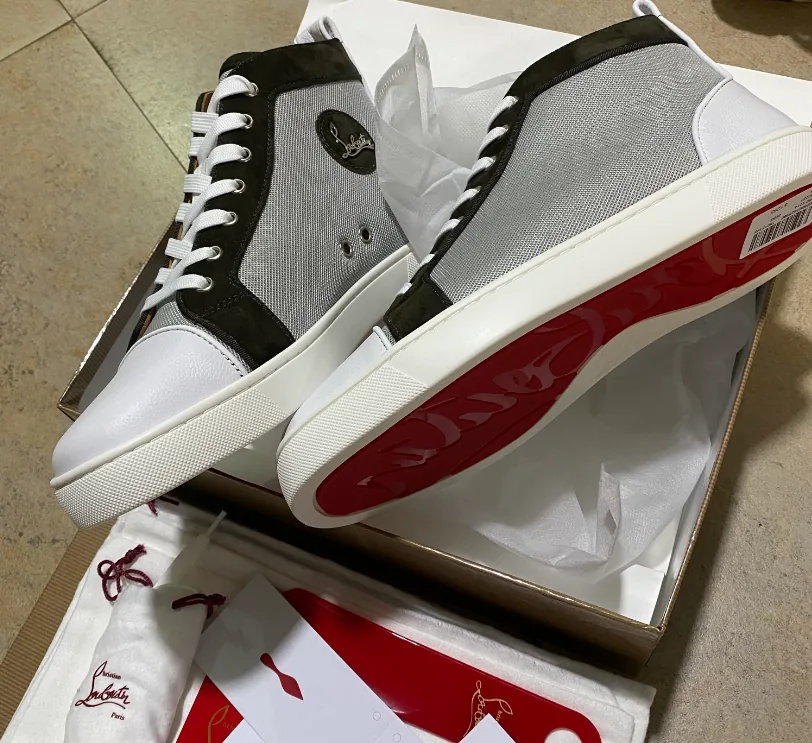 Christian Louboutin Louis High-Top Black High-Tops — Photo 12