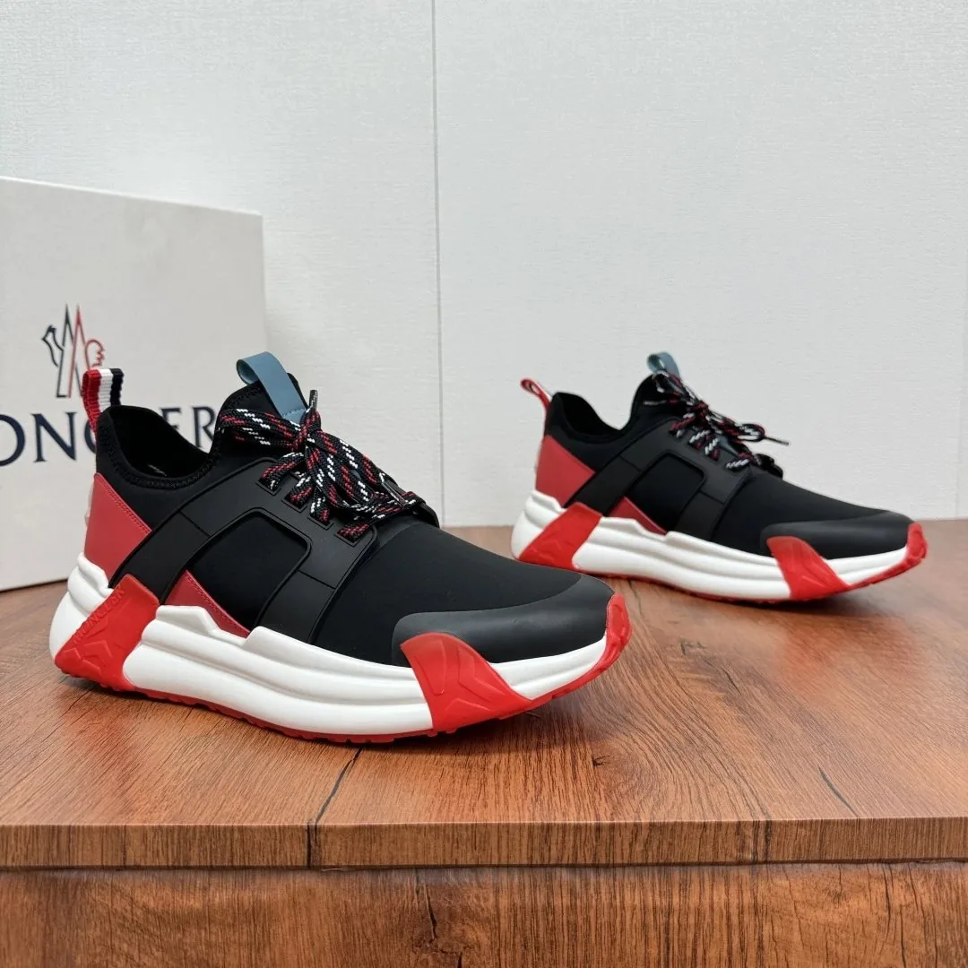Moncler Black Lightweight Mesh Runners