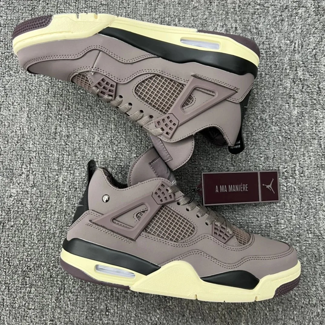 Jordan 4 Purple Suede Violet Ore Sneakers — QC