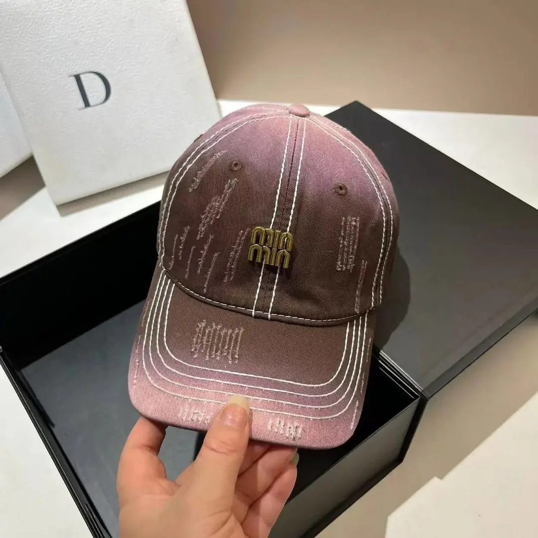 Distressed Denim Cap — QC