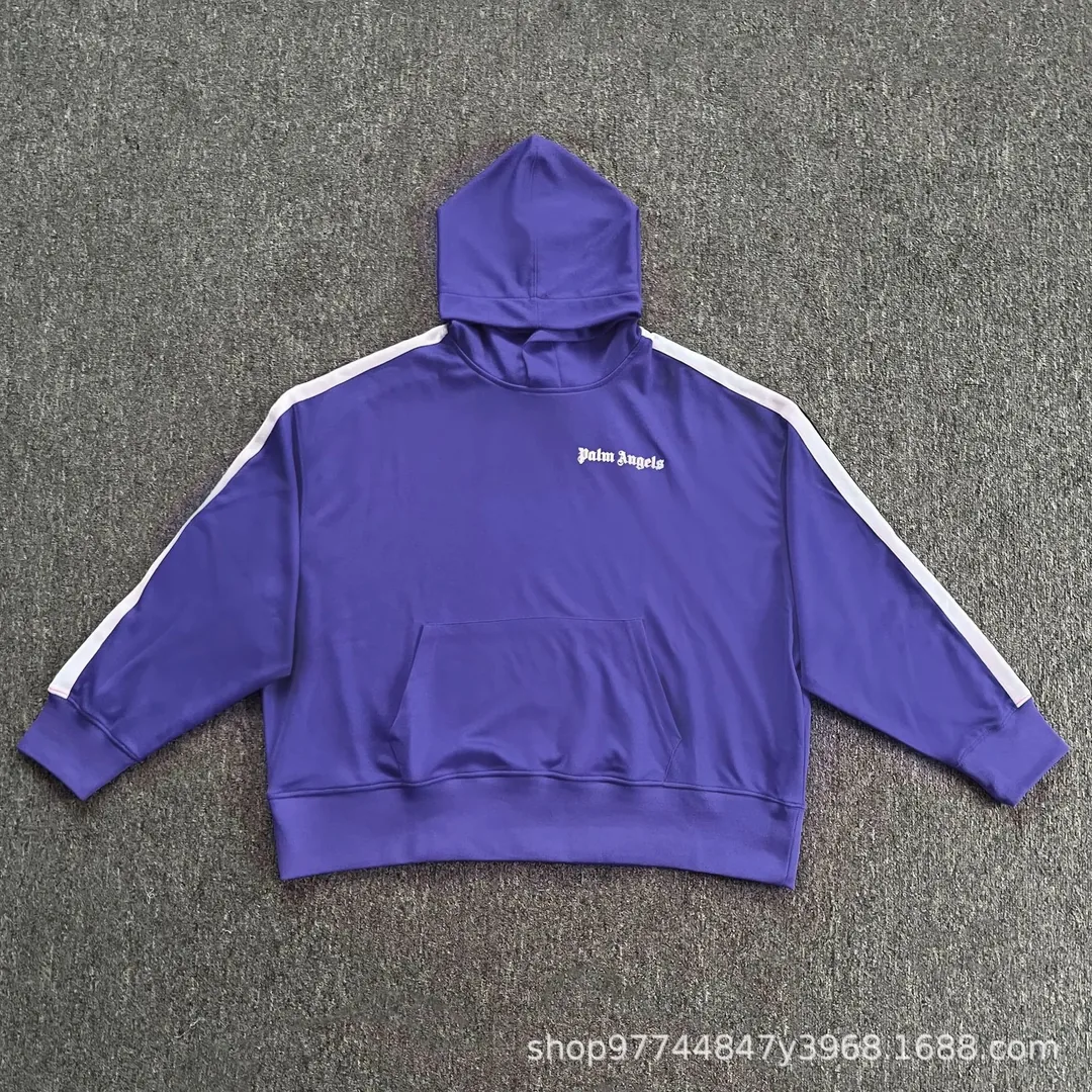 BBC Drawstring Striped Hooded Hoodie — Photo 7