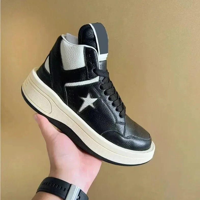 Cream Lace-Up Everyday Trainers — Photo 9