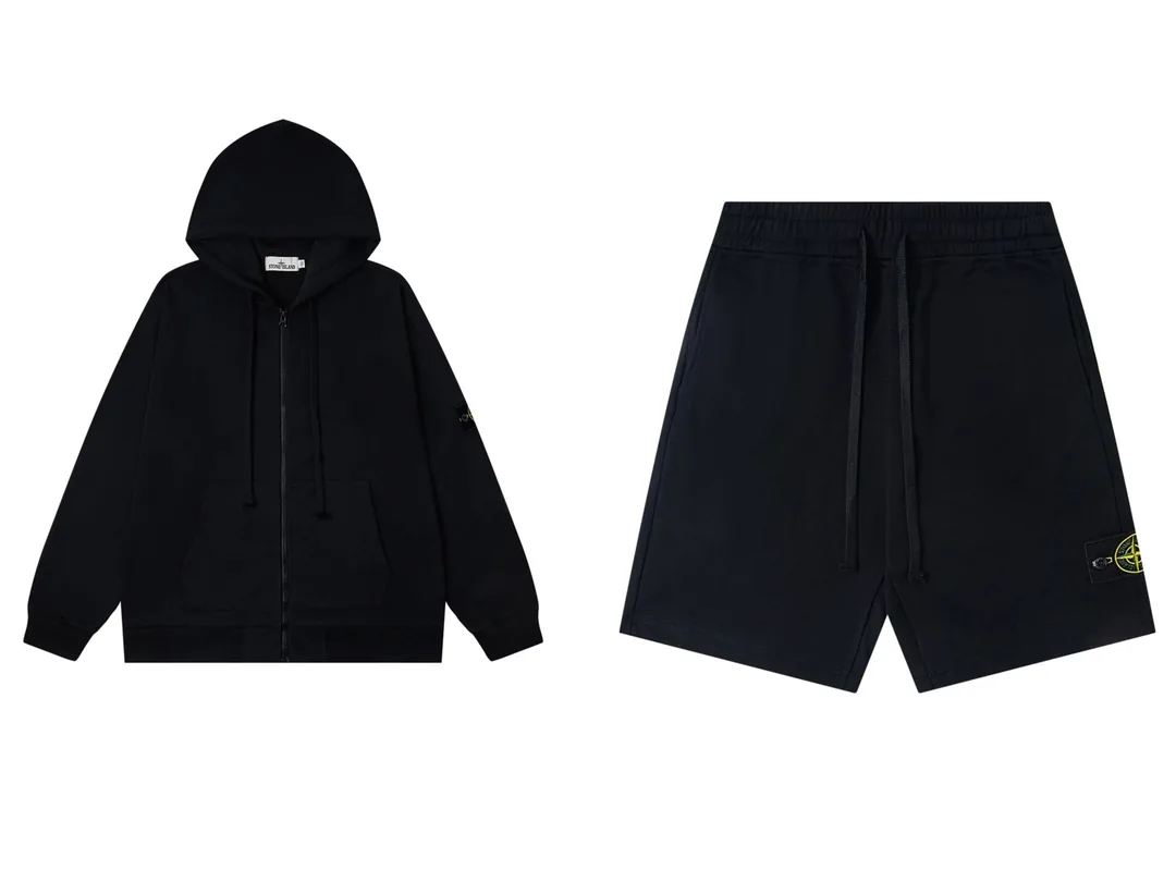 Zip Hooded Sweatshirt Set — Photo 12