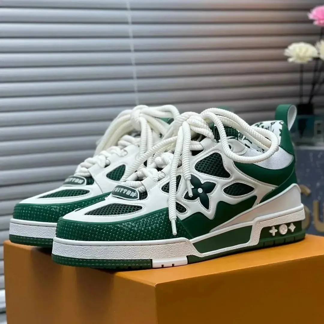 Louis Vuitton LV Trainer Grey Low-Top Trainers — Photo 15