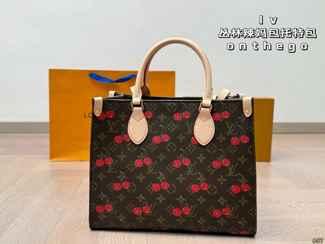Louis Vuitton OnTheGo Leather Tote — QC