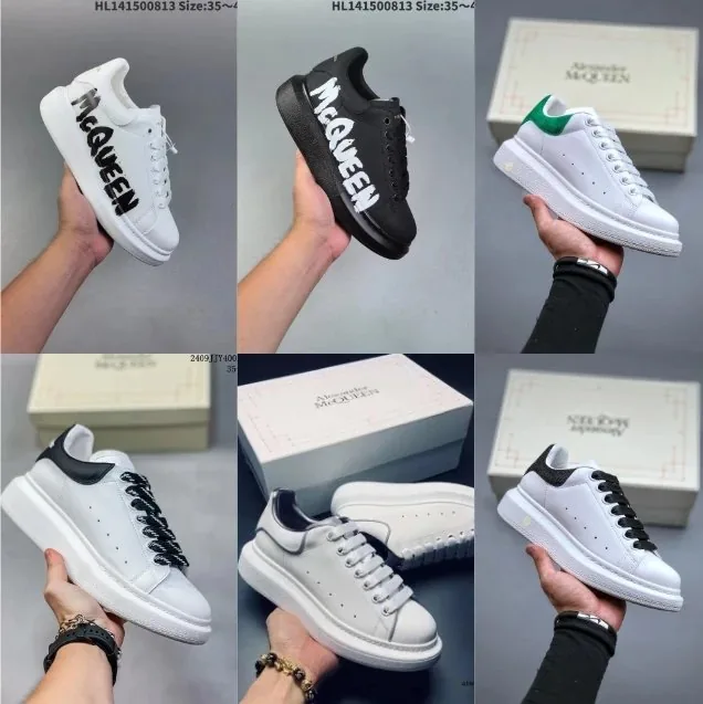 Alexander McQueen Oversized Sneaker White Platform Sneakers