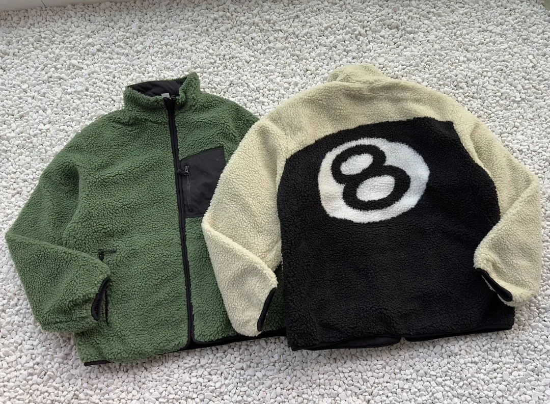Reversible Eight Ball Shearling Jacket — Photo 7