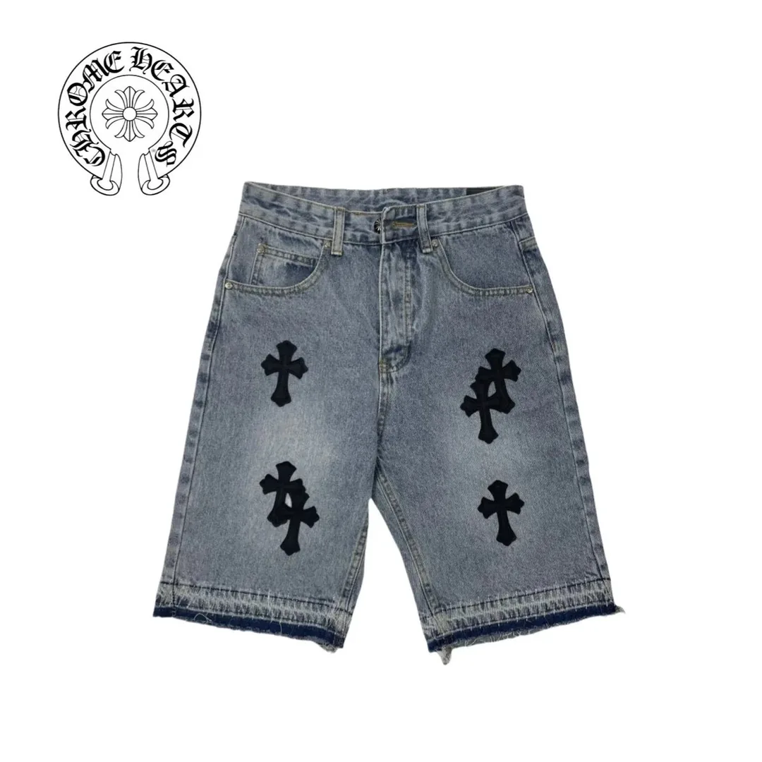 Chrome Hearts Cross Denim Shorts Collection — QC