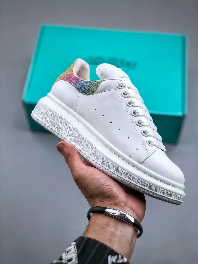 Alexander McQueen Oversized Sneaker White Athletic Sneakers — Photo 5