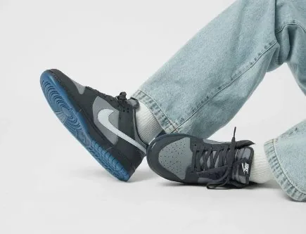 Nike Dunk Low Black White Tops — photo 7