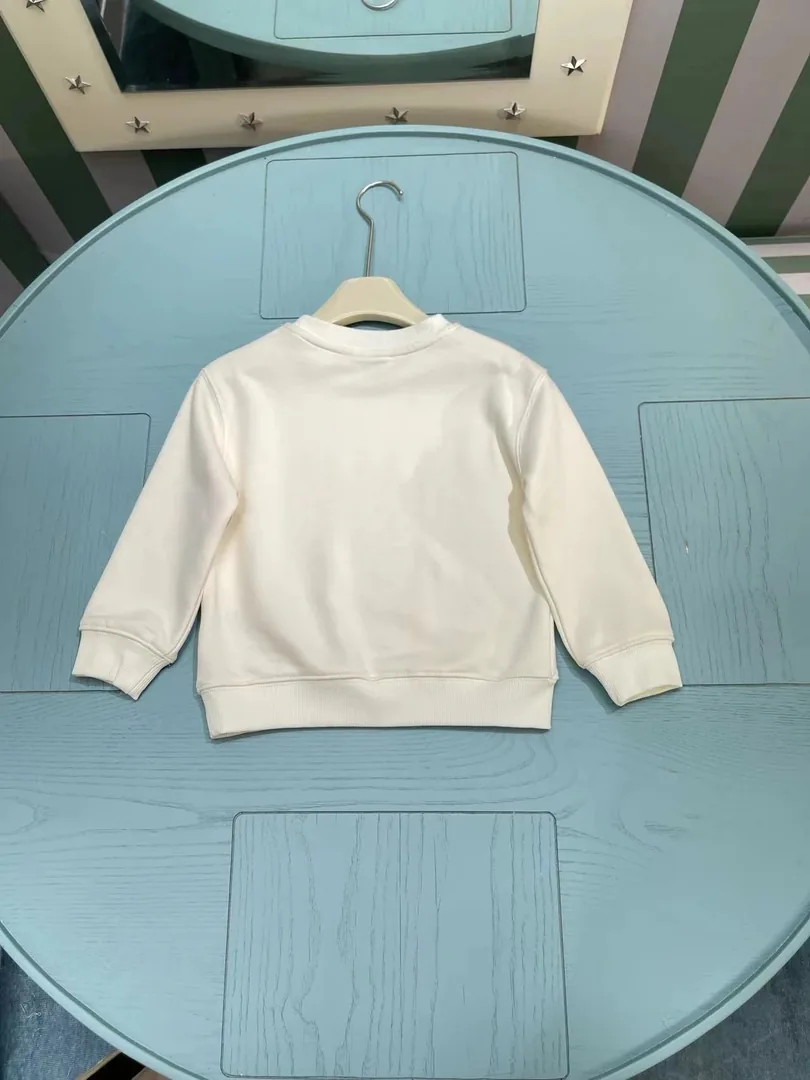 Plaid Embroidered Kids Sweatshirt — Photo 3
