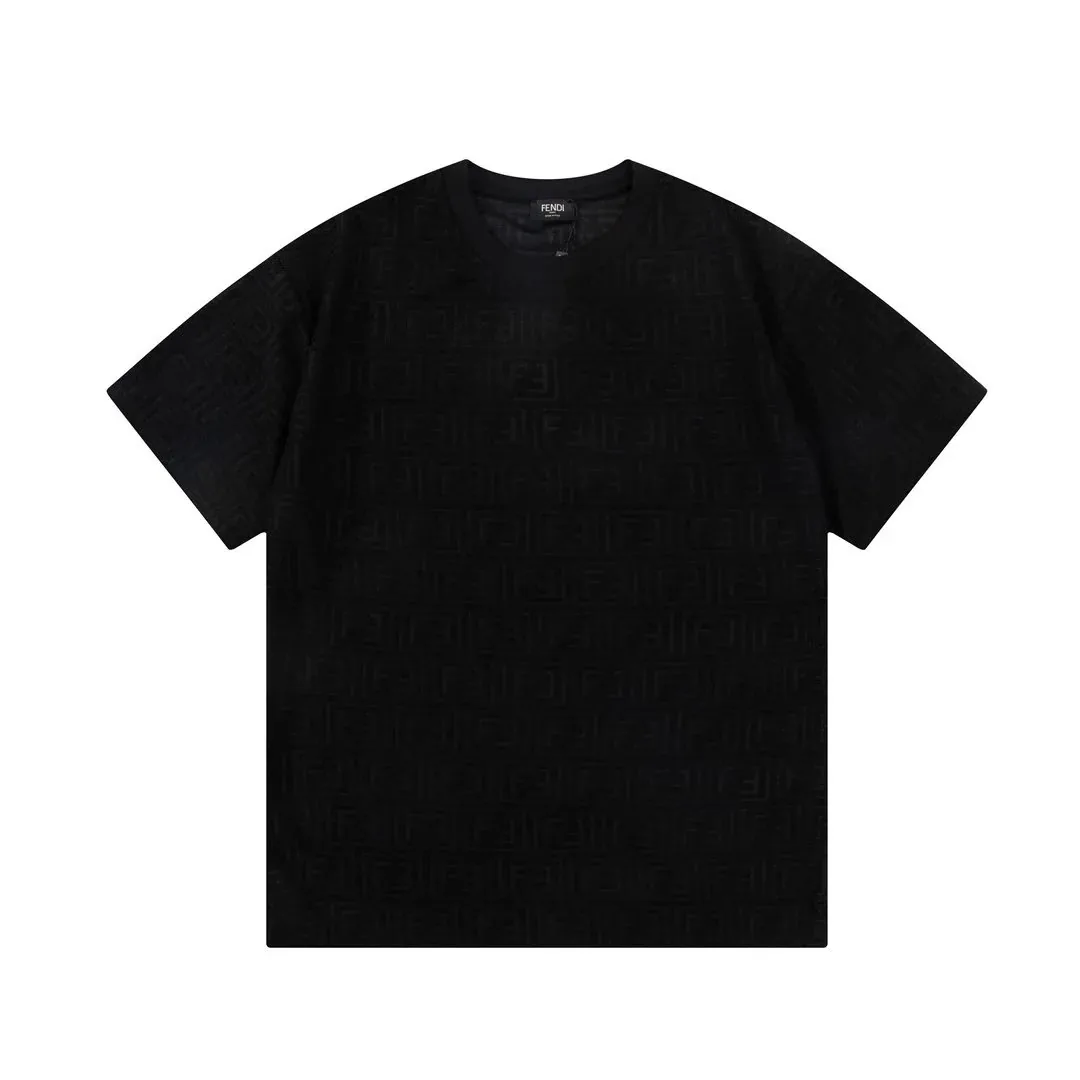 Fendi FF Monogram Print T-Shirt — Photo 7