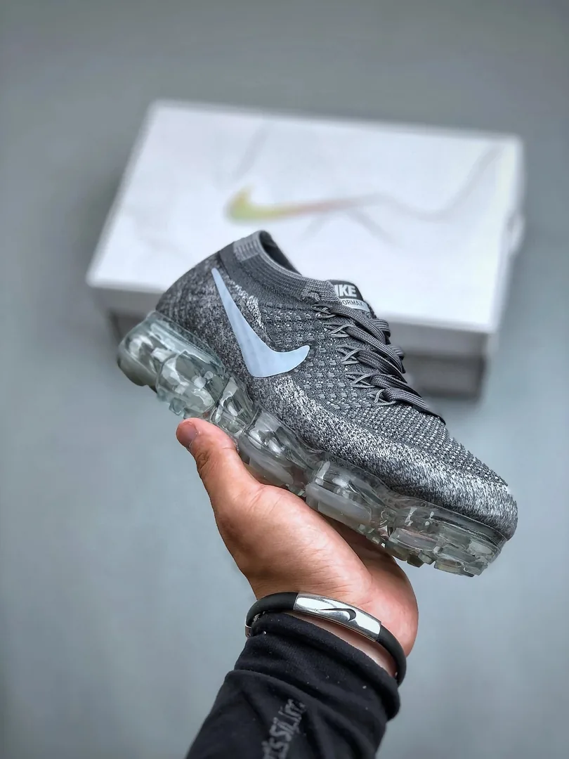 Nike Air VaporMax Grey White — photo 2