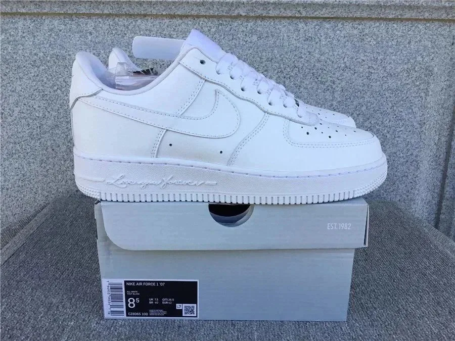 Nike Air Force 1 White Skate Shoes — photo 5
