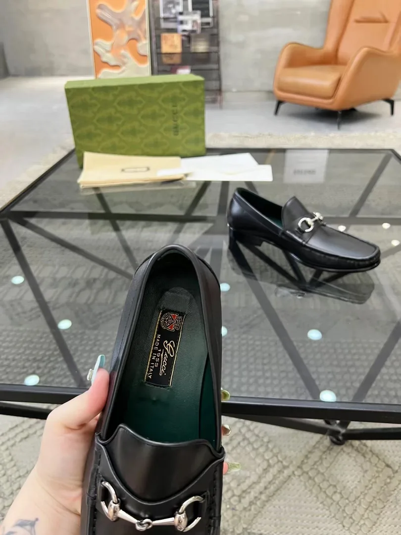 Gucci Horsebit Loafer White Driving Loafers — Photo 7