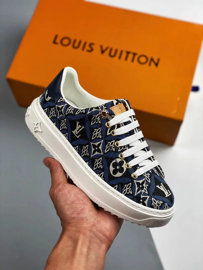 Louis Vuitton Time Out White Black Spring Low-Tops — photo 3