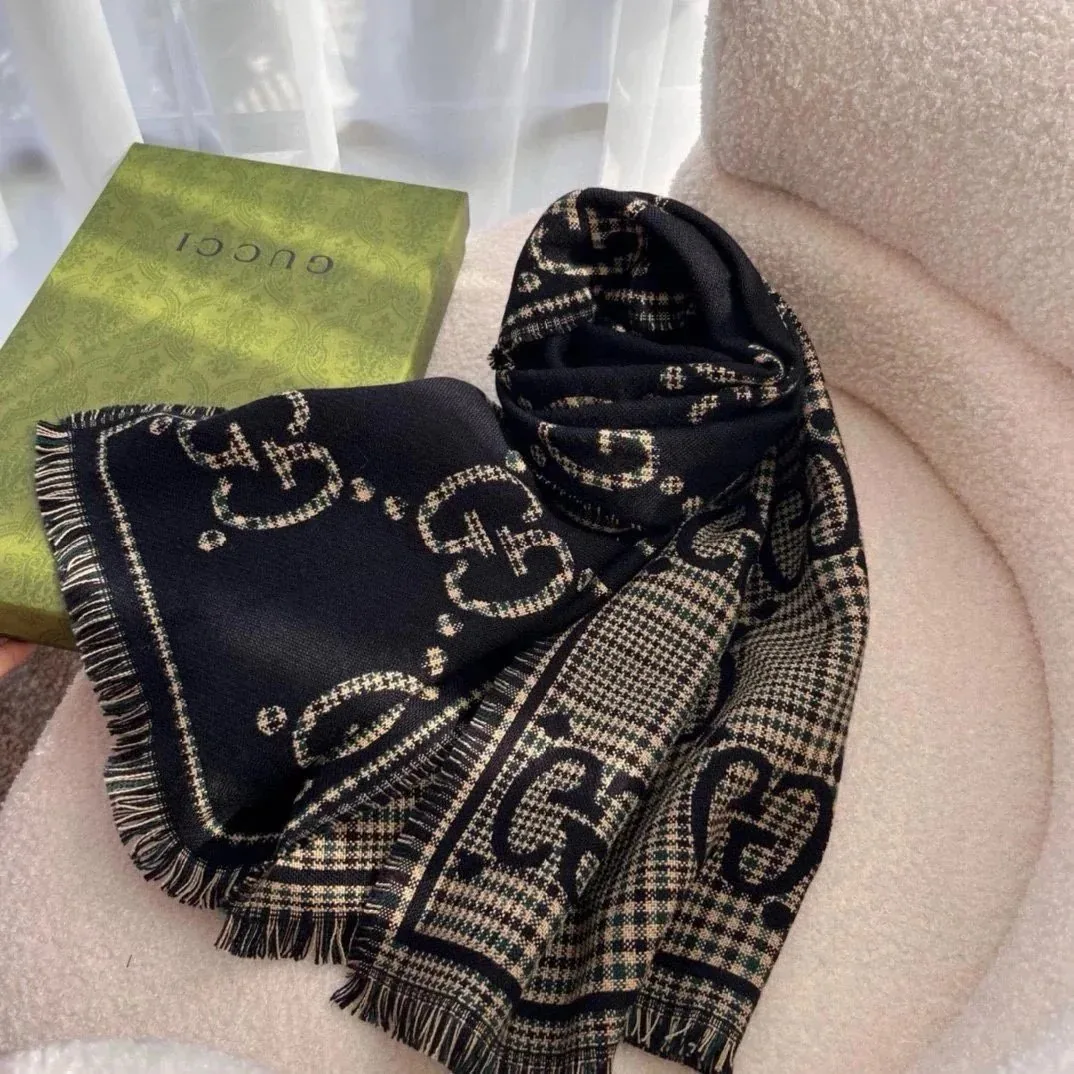 Chanel Logo Print Cashmere Scarf — photo 9