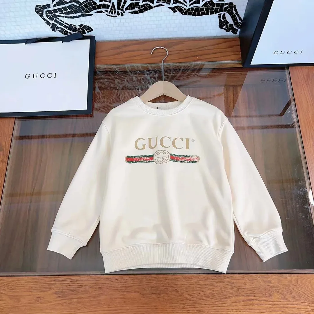 Gucci Kids Logo Crewneck Sweatshirt — Photo 8