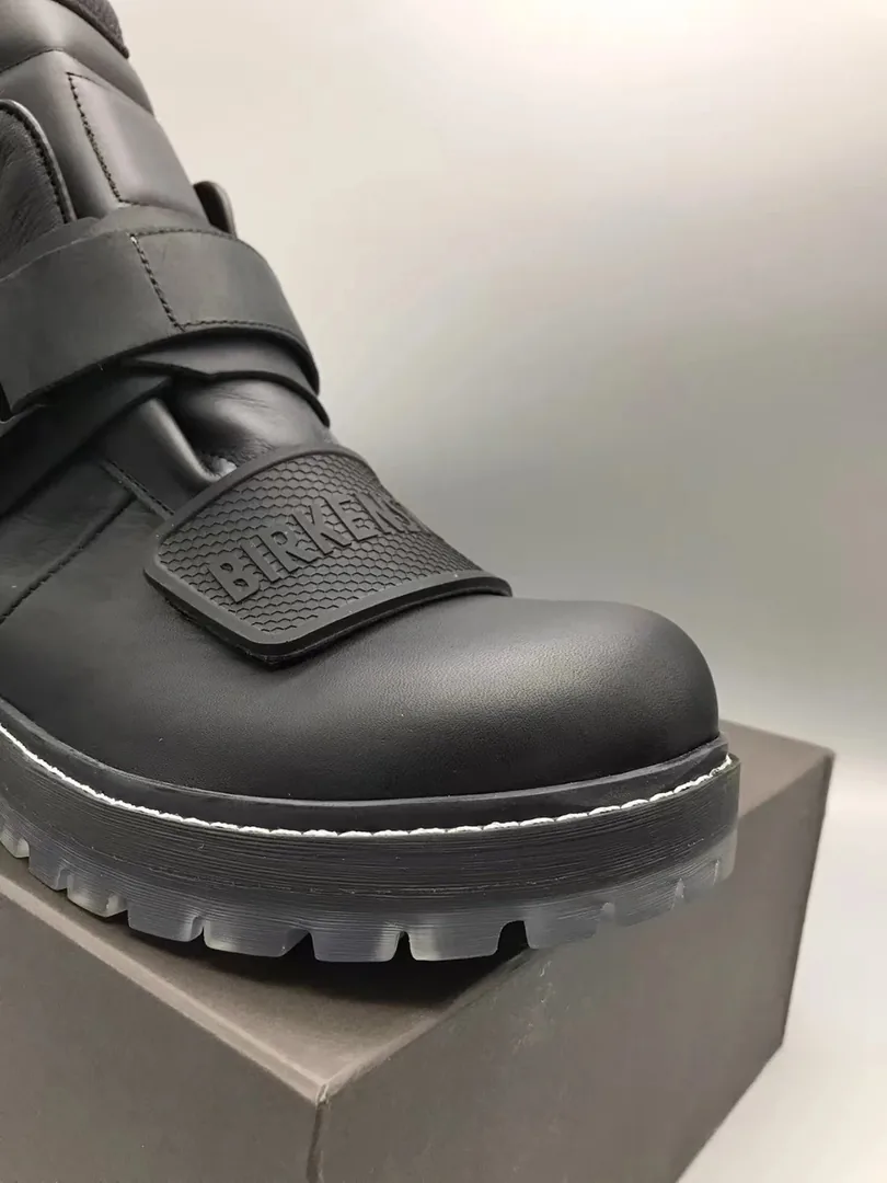 Rick Owens Cream RO BR High-Top Sneakers — Photo 11