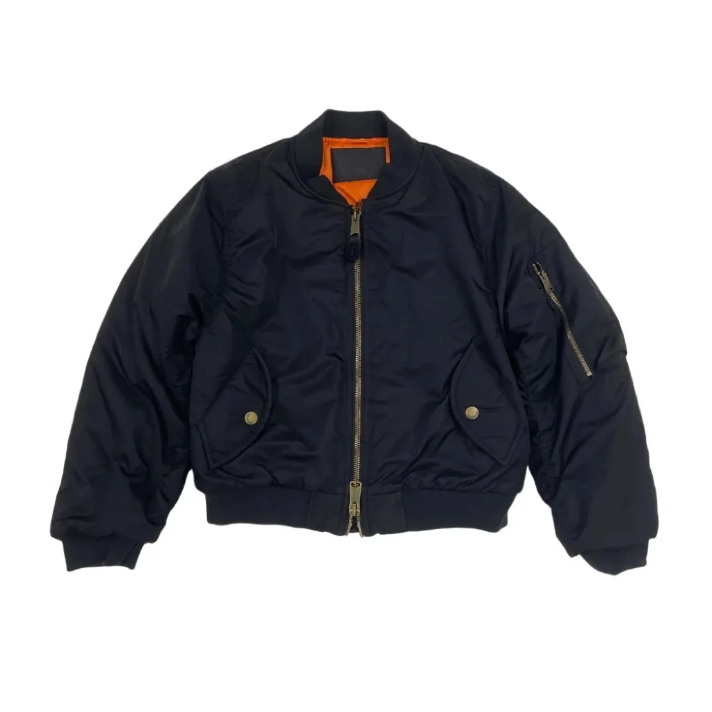 Shrunk Boxy Nylon Bomber Jacket — photo 7