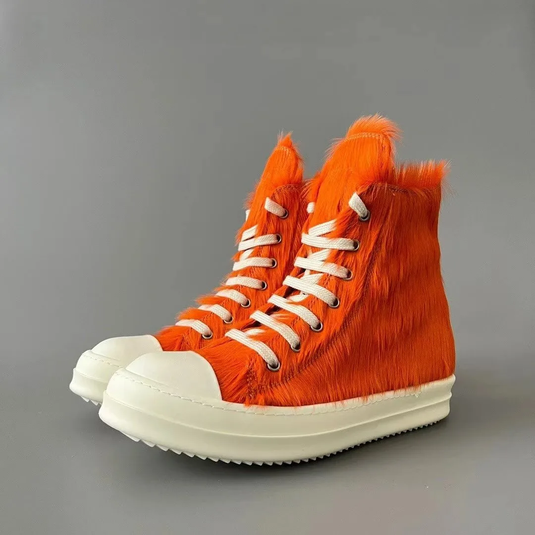 Rick Owens Ramones High-Top Fabled Pony — Photo 2