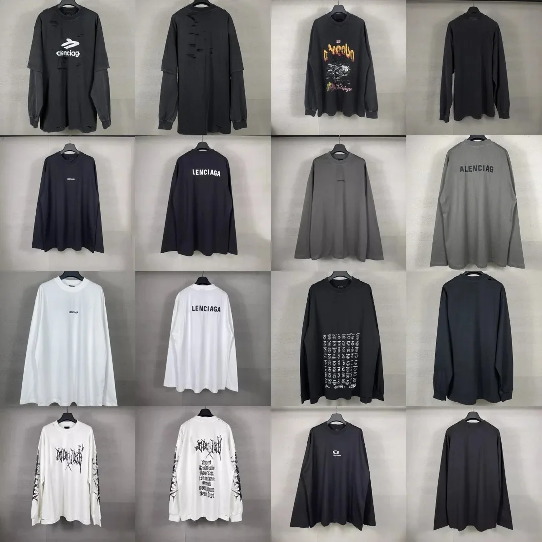 Balenciaga Cotton Long-Sleeve Tee — QC