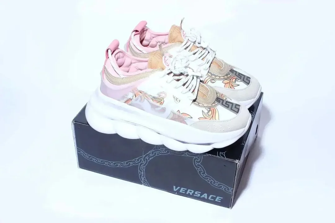 Versace Chain Reaction Black Trainers — Photo 15