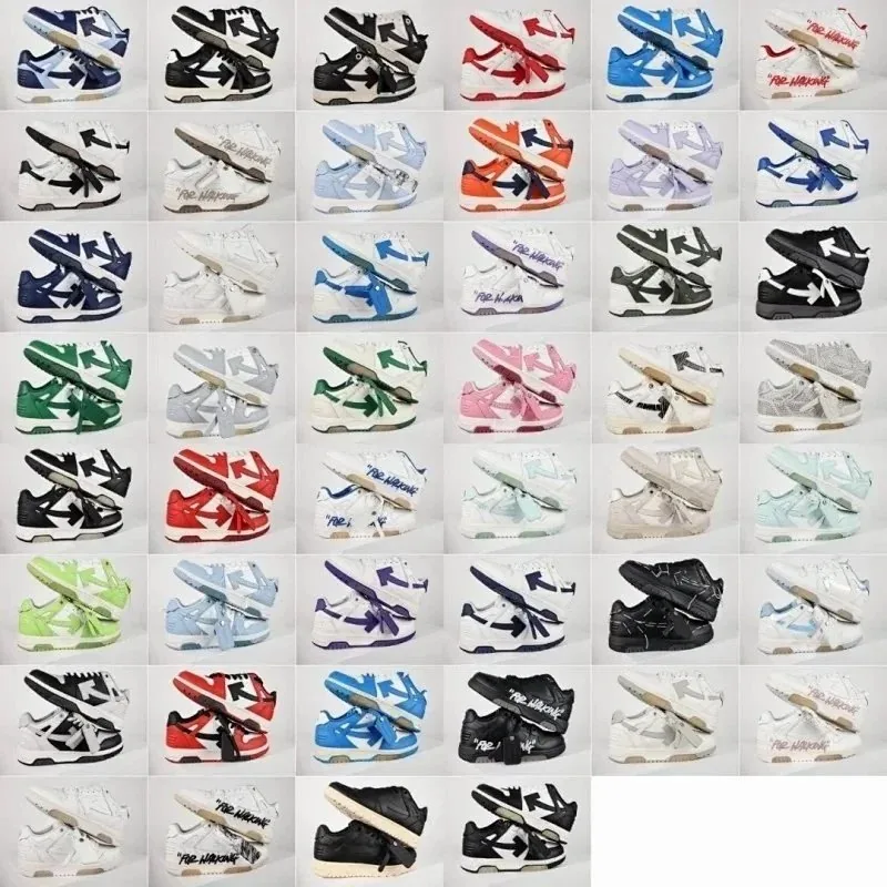Off-White Out Of Office Lace-Up Low-Top Sneakers