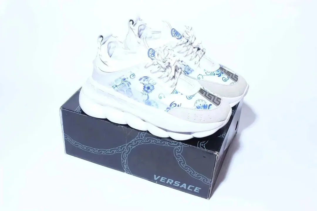 Versace Chain Reaction White Trainers — Photo 8