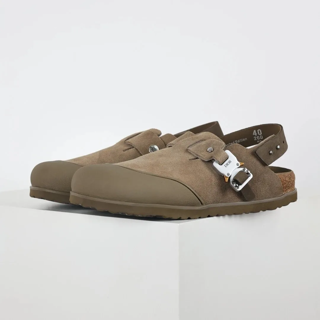 Birkenstock Tokio Wool And Suede Sneakers — photo 2