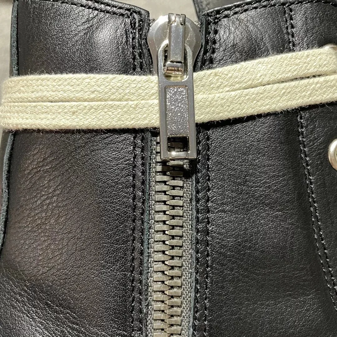 Rick Owens Ramones Leather High-Tops — QC