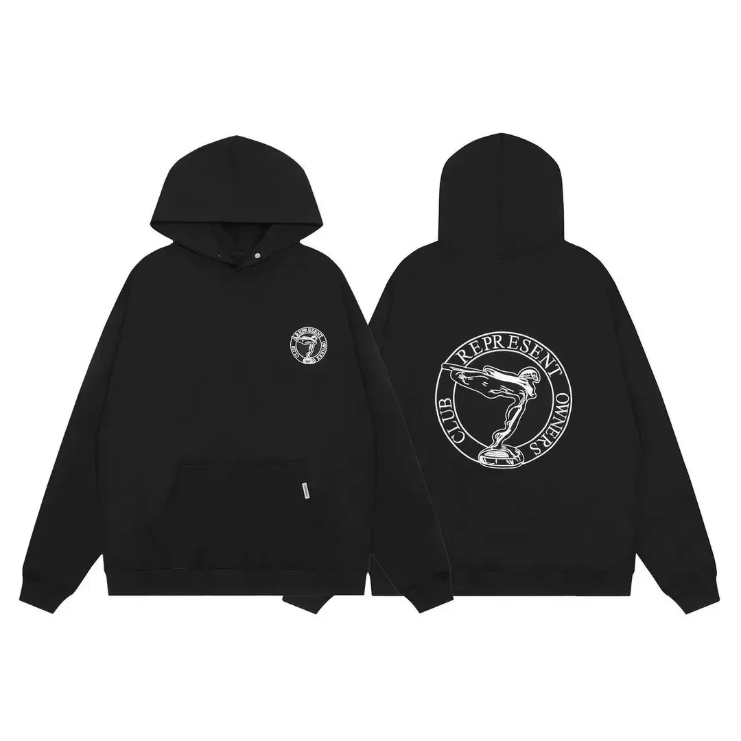 Print Hooded Hoodie — Photo 3