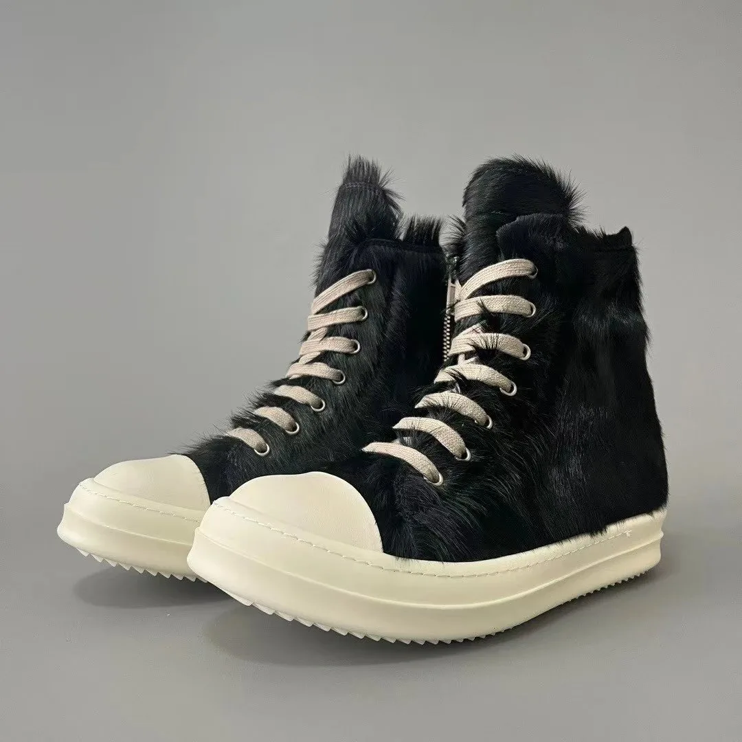 Rick Owens Ramones High-Top Fabled Pony — Photo 3