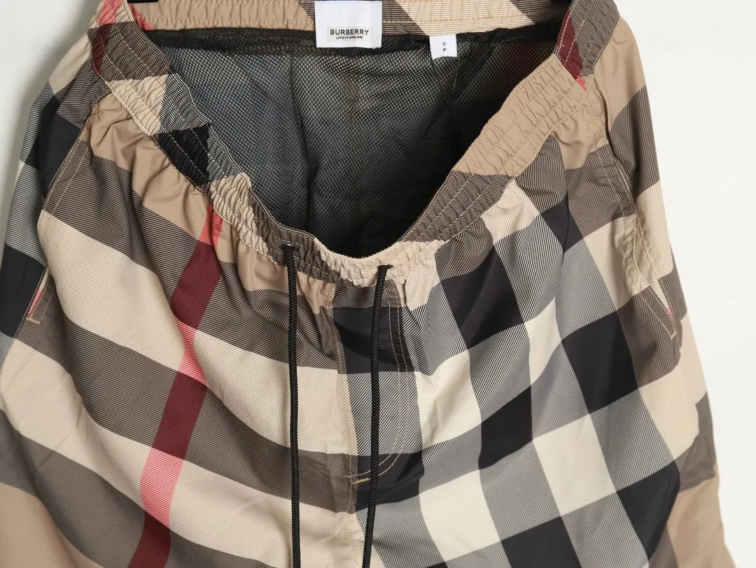 Large Plaid Beach Shorts — Photo 6