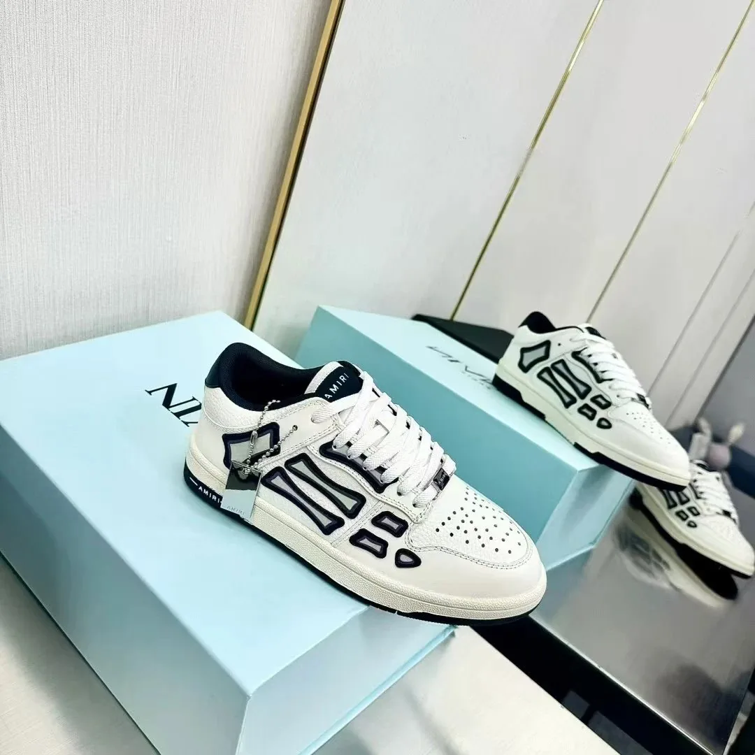 Amiri Skel-Top Low White Beige Skel Top Sneaker — photo 6