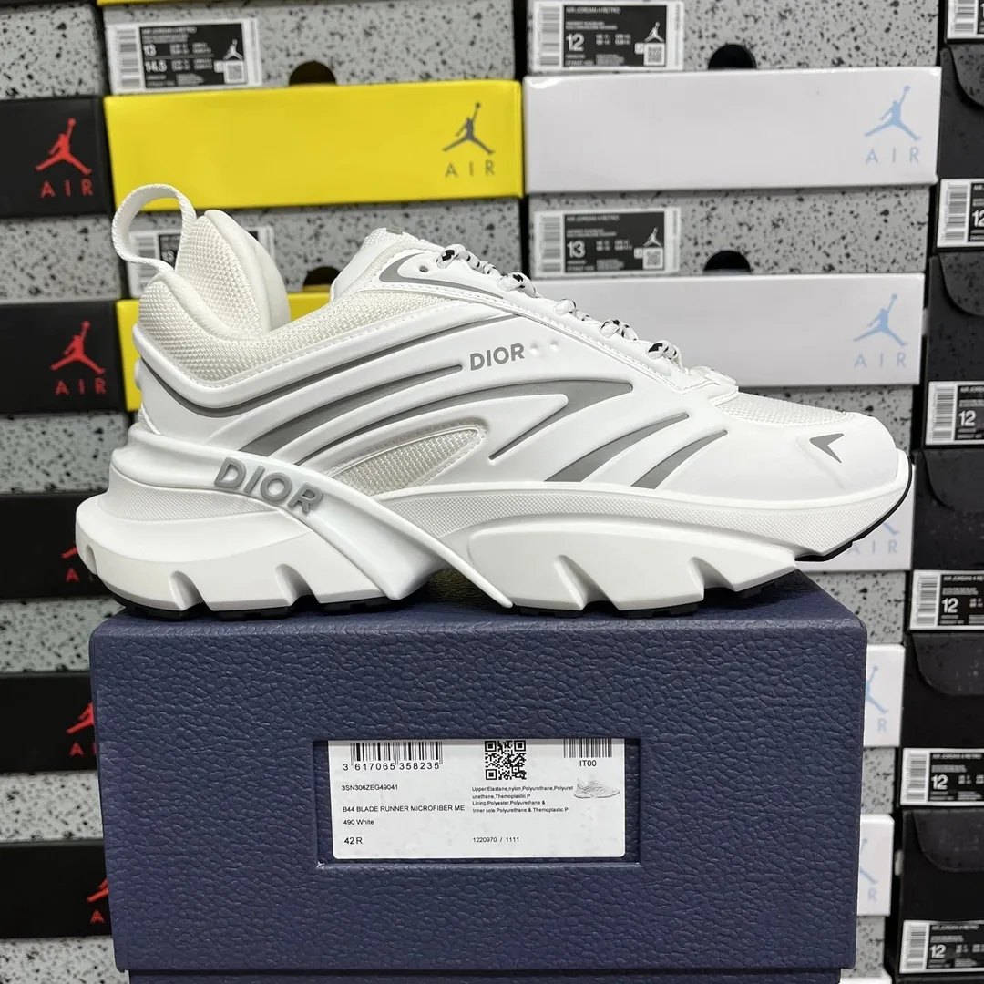 Dior White B-44 Blade Runners
