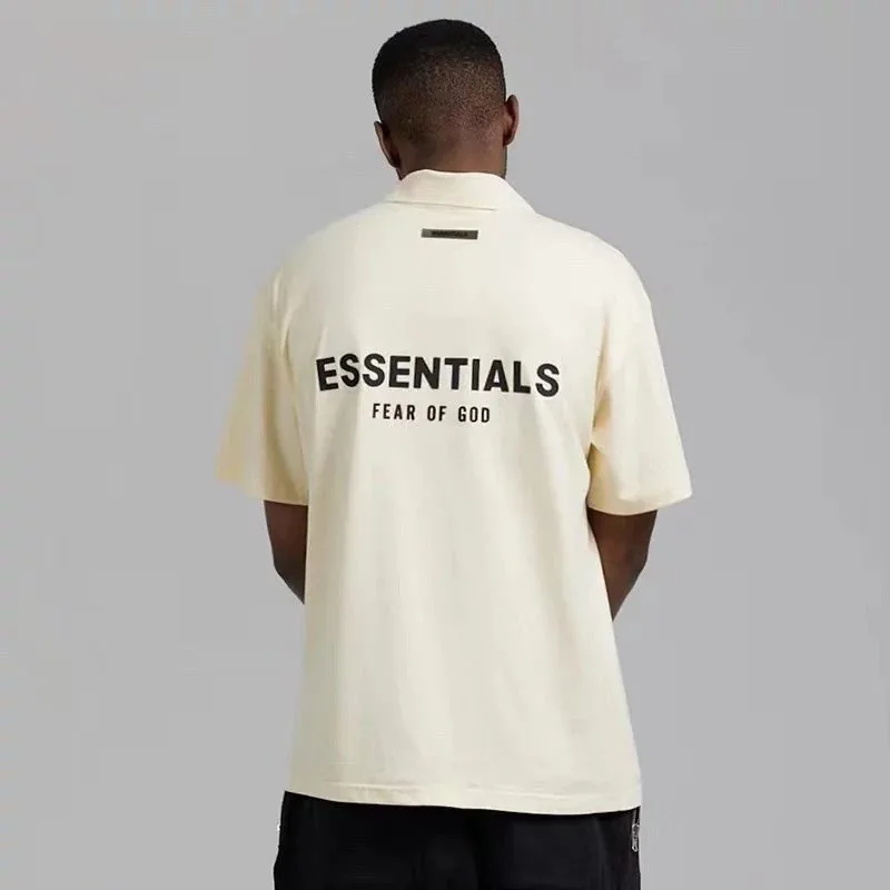 Silicone Letter Polo Shirt — Photo 13