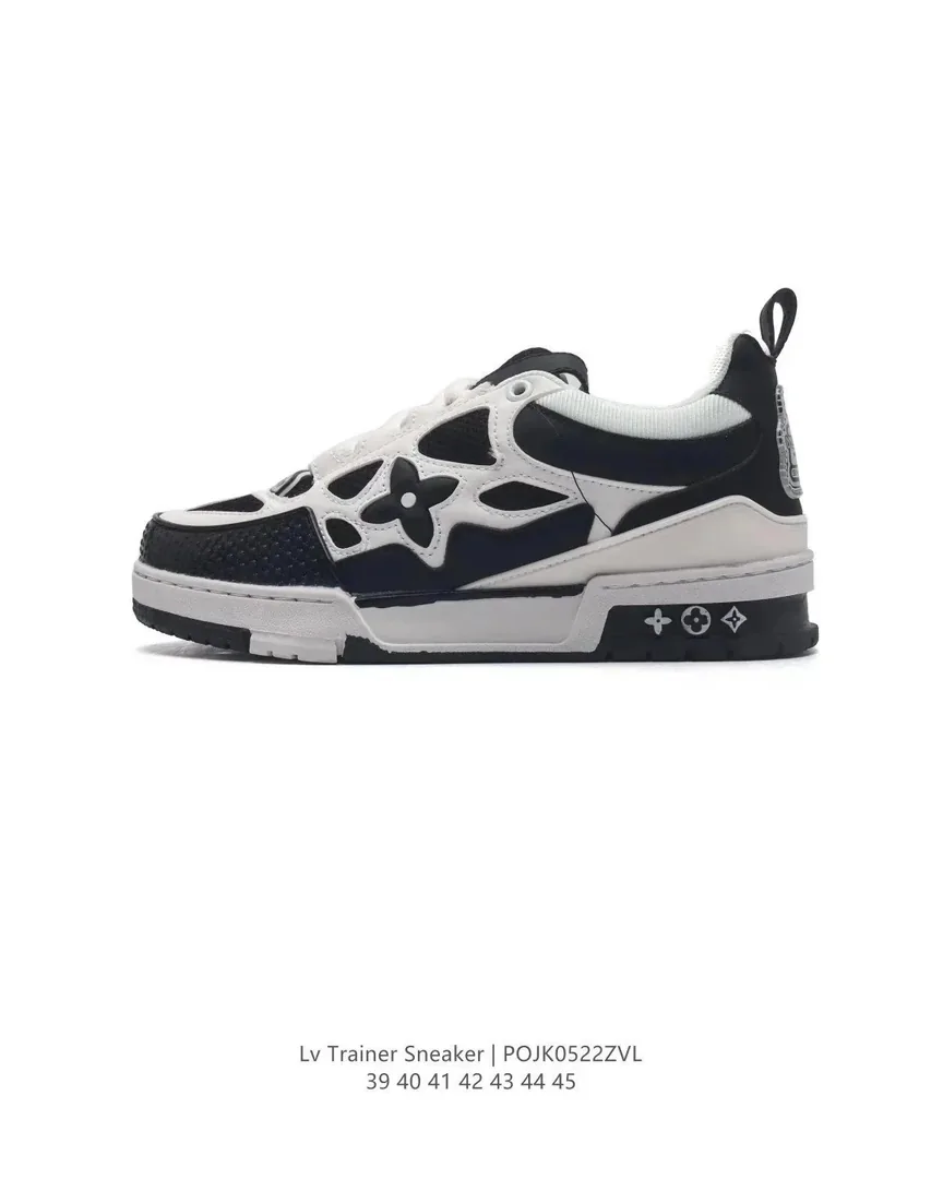 Louis Vuitton LV Trainer White Bee-Print Trainers — Photo 4