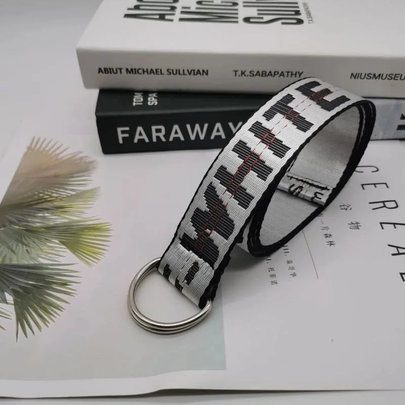 Off-White Double Ring Canvas Belt — Photo 6