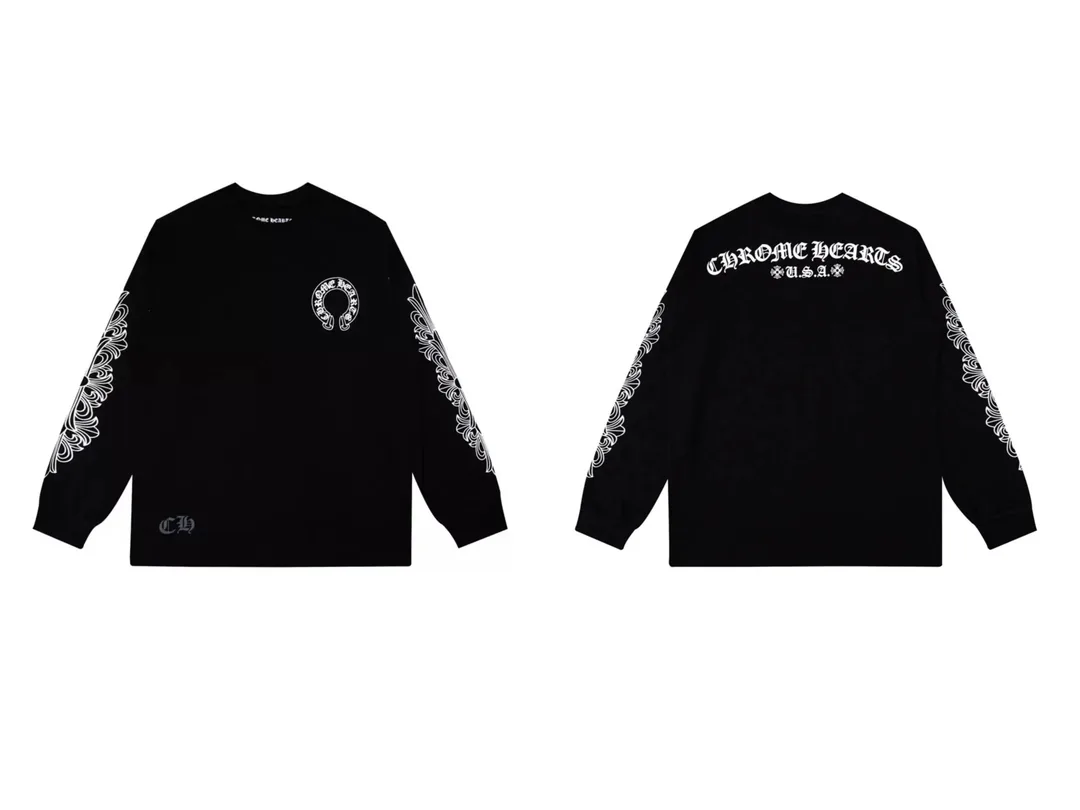 Cross Print Crewneck Sweatshirt — Photo 7