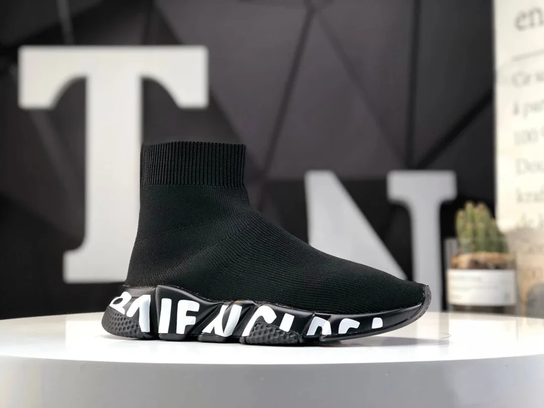 Balenciaga Speed Trainer Runner Black Sock Shoes — photo 6