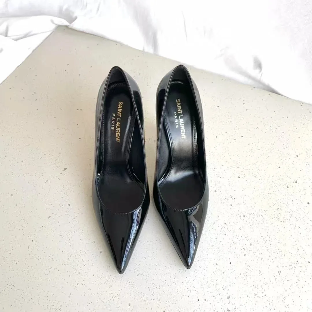 Saint Laurent Opyum White Leather Loafers — Photo 3